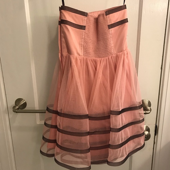 BARBIE 👛🩷🎀 pink dress w/ Black piping - Picture 2 of 4